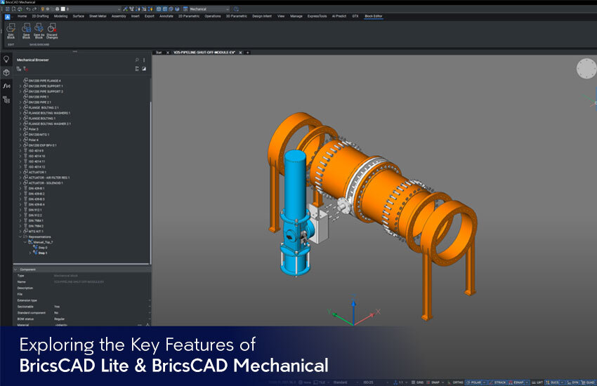 Exploring the Key Features of BricsCAD Lite & BricsCAD Mechanical