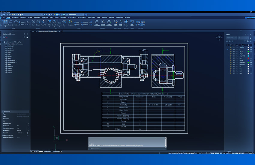 BricsCAD Mechanical